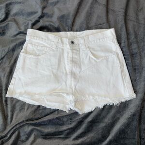 John Galt White John Shorts - EUC